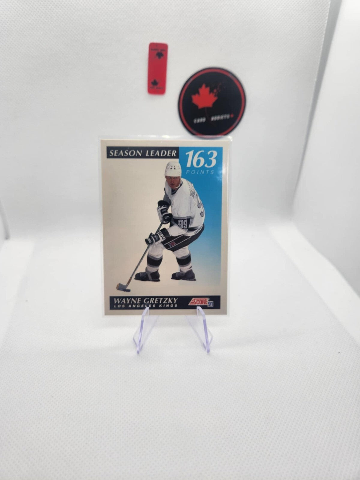 Wayne Gretzky Season Leader Card