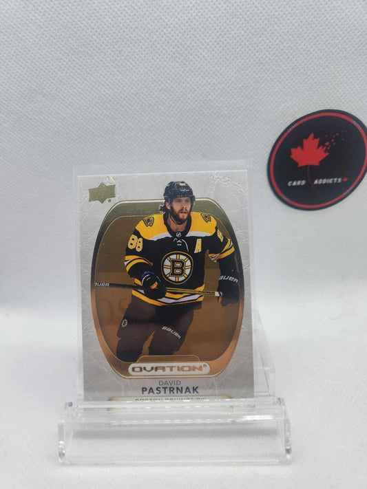 2021-22 21/22 Upper Deck Ovation #16 David Pastrnak Boston Bruins