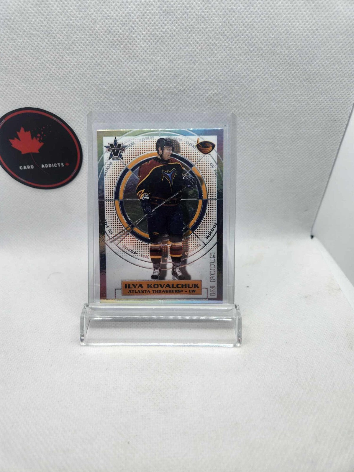 Ilya Kovalchuk 2002-03 Pacific Vanguard IN FOCUS INSERT #2