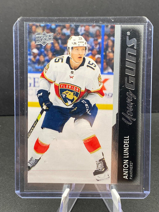 2021-22 Upper Deck Young Guns #489 Anton Lundell RC - Florida Panthers