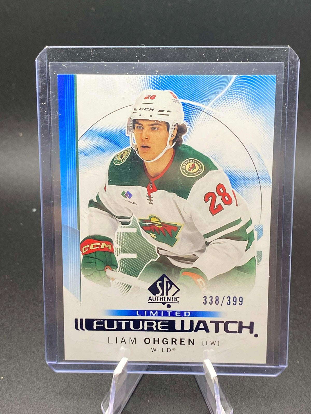 2024 UPPER DECK SP AUTHENTIC #143 LIAM OHGREN FUTURE WATCH LIMITED BLUE /399