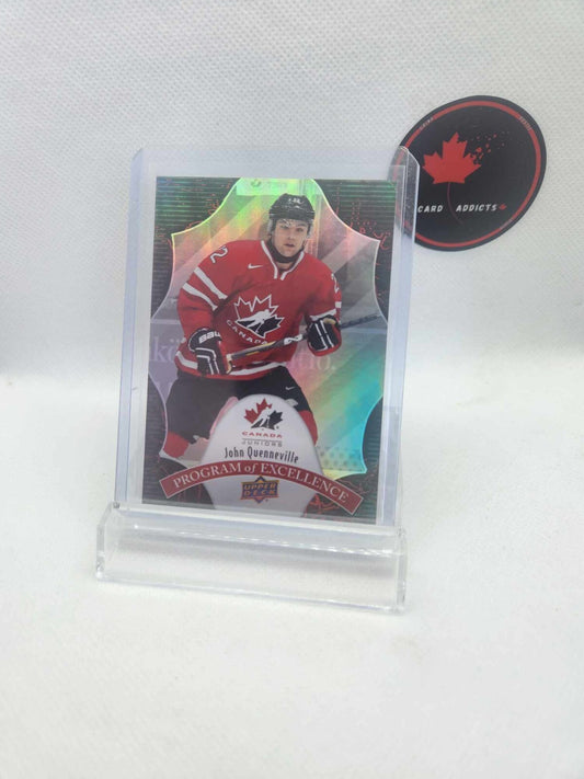2016-17 Team Canada Juniors Program of Excellence John Quenneville #POE-21