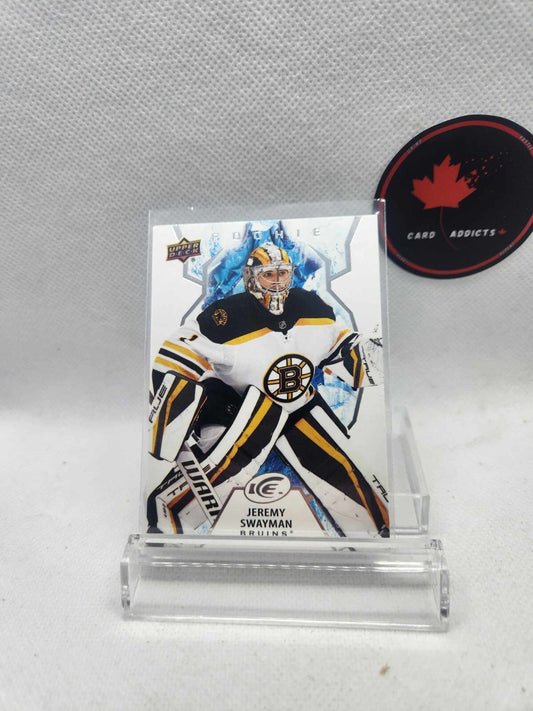 2021-22 Upper Deck Ice Jeremy Swayman Rookie # 141