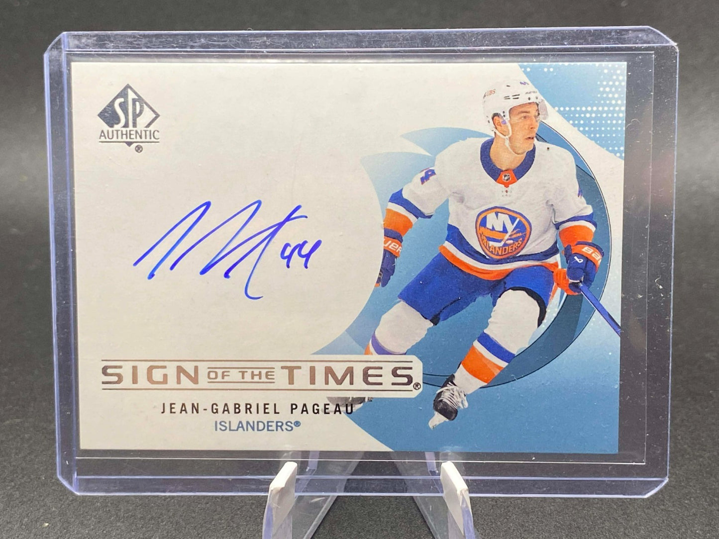 2021-22 SP Authentic Sign of the Times #SOTTJP Jean-Gabriel Pageau Auto