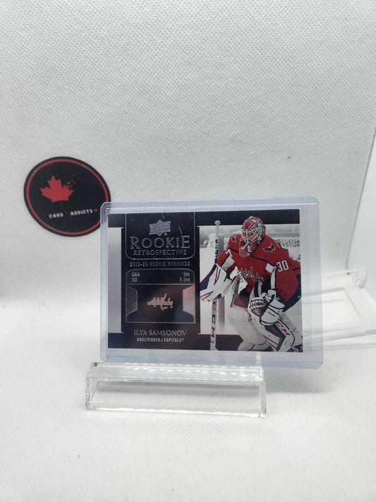 Ilya Samsonov 2020-21 Upper Deck Rookie Retrospective #RR-7 Washington Capitals