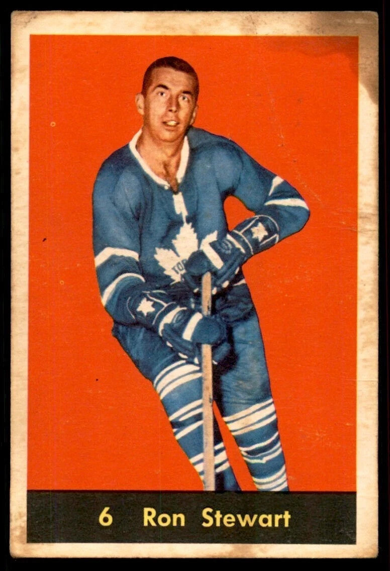1960-61 Parkhurst Ron Stewart #6 Toronto Maple Leafs