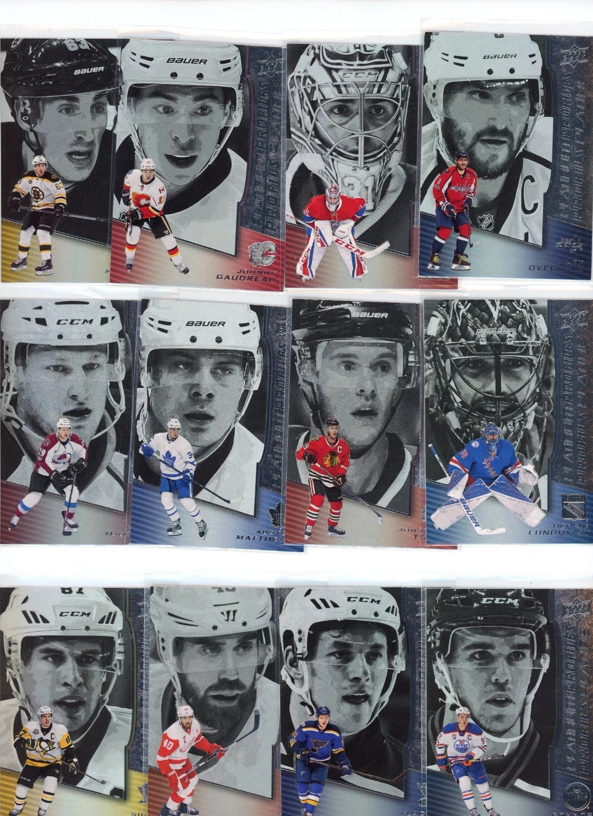 2017-18 Upper Deck Tim Hortons Platinum Profiles Complete Set of 12 Cards