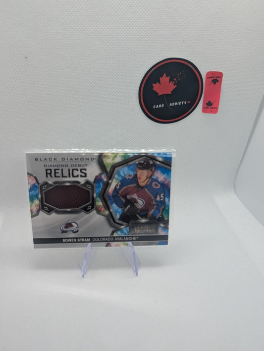 Bowen Byram - 2020-21 Black Diamond Rookie Debut Relics /399 RC #DD-BB