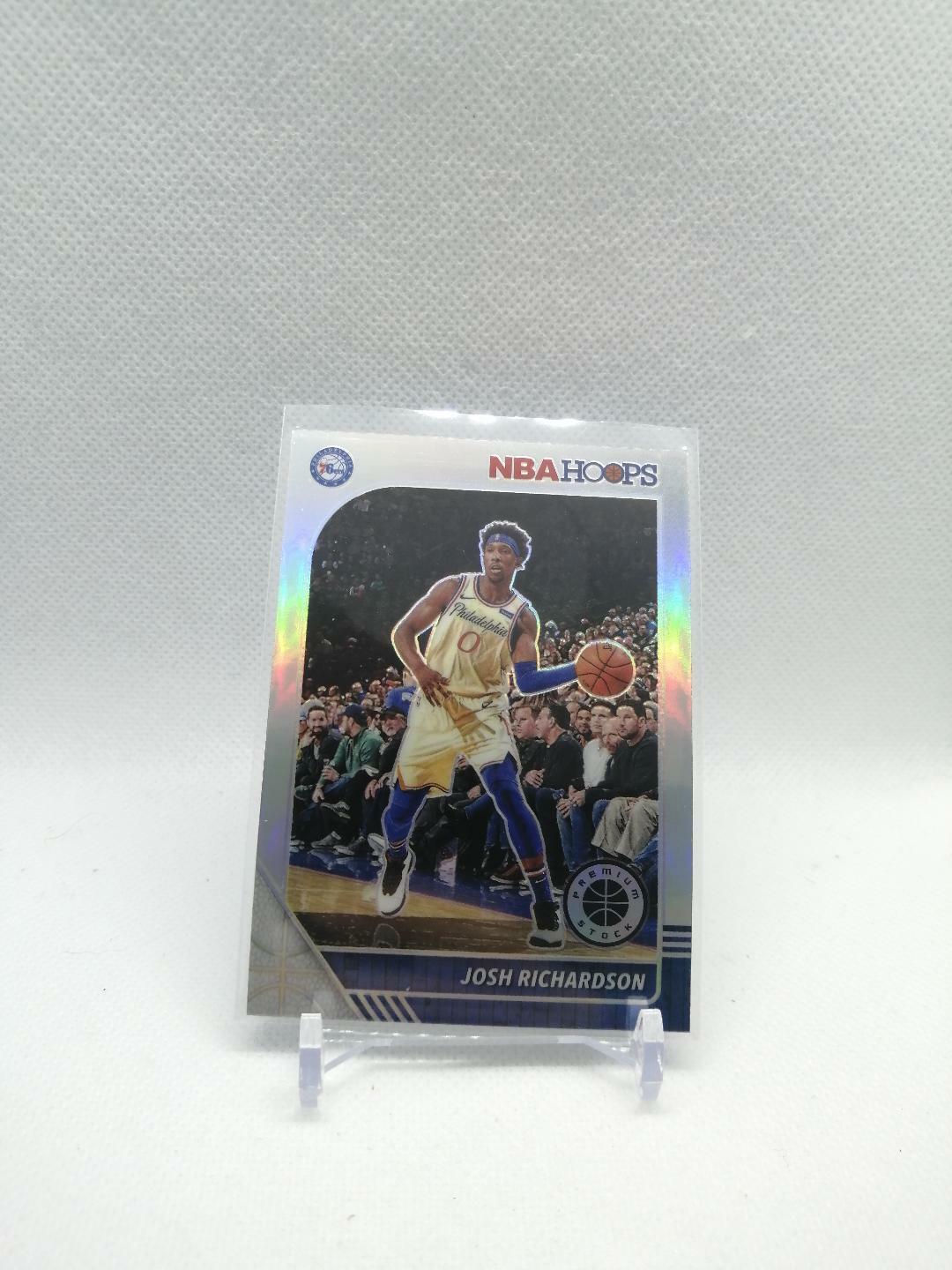 2019-20 HOOPS PREMIUM SILVER PRIZM #98 JOSH RICHARDSON 76ERS