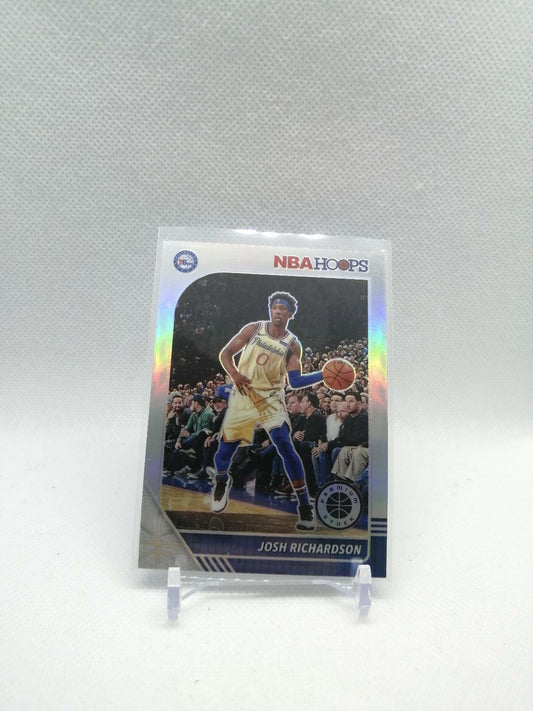 2019-20 HOOPS PREMIUM SILVER PRIZM #98 JOSH RICHARDSON 76ERS