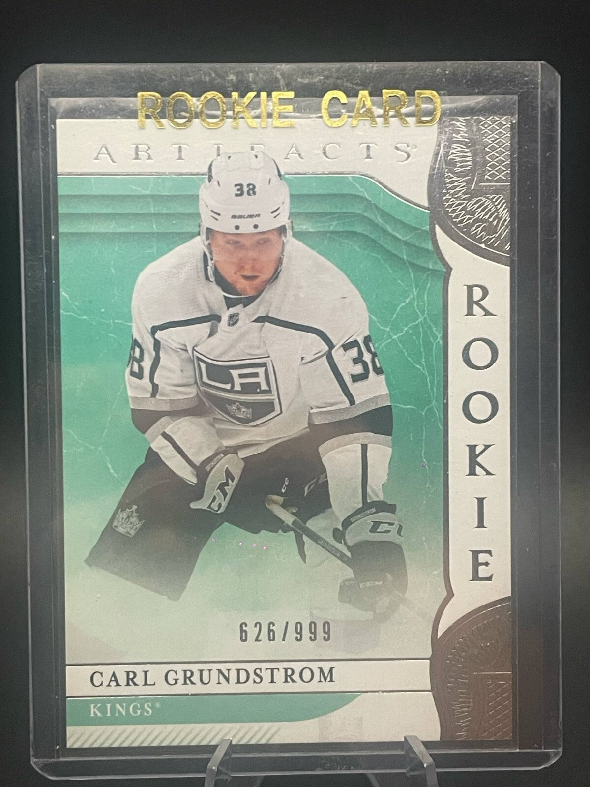 2019-20 Upper Deck Artifacts Carl Grundstrom Rookie /999 Los Angeles Kings #176