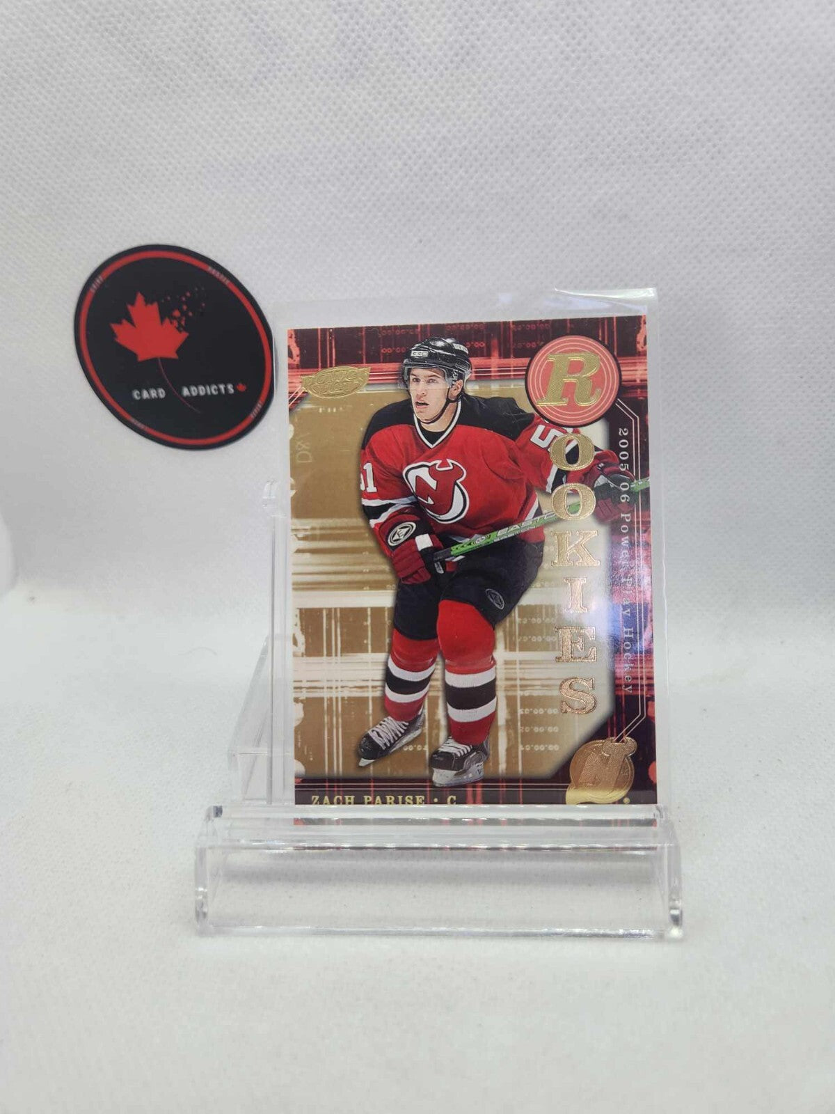 2005-06 Upper Deck Power Play Rookie Zach Parise RC Card# 155