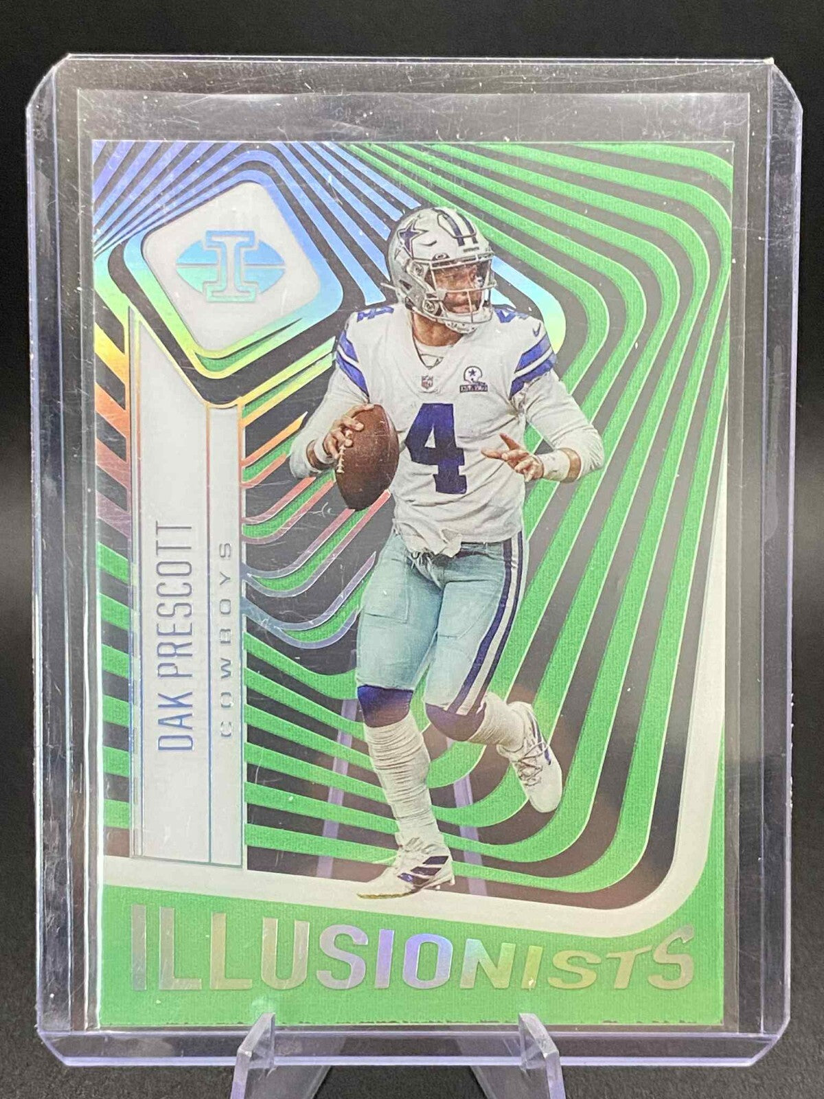 2021 Panini Illusions Football Illusionists GREEN Dak Prescott #ILL-8 NM
