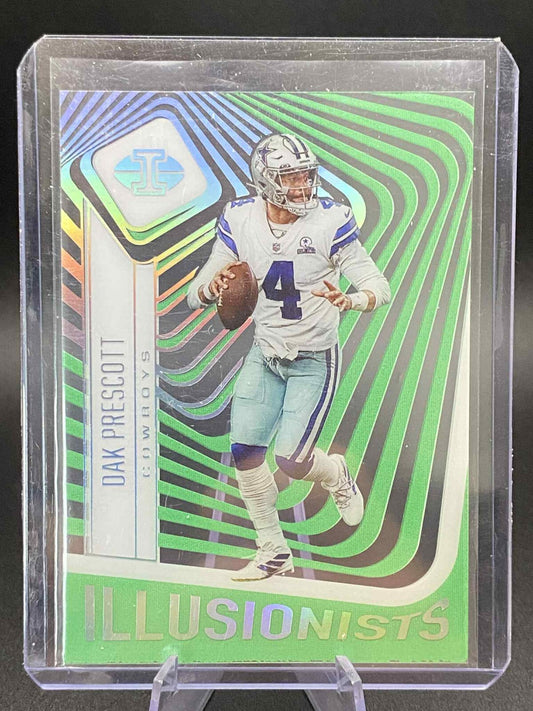 2021 Panini Illusions Football Illusionists GREEN Dak Prescott #ILL-8 NM
