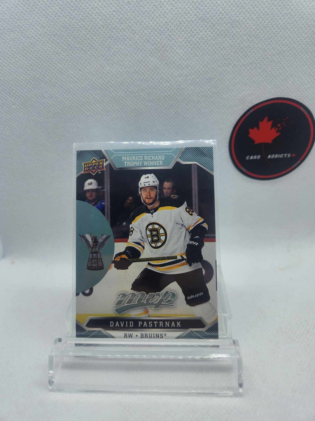 2019-20 MVP Predictor Vezina Trophy Winner # PW-VE David Pastrnak