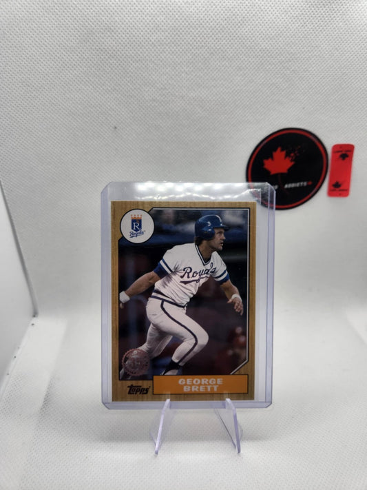 2022 George Brett Topps Series 1 1987 Baseball 35th Anniversary #T87-68 MINT