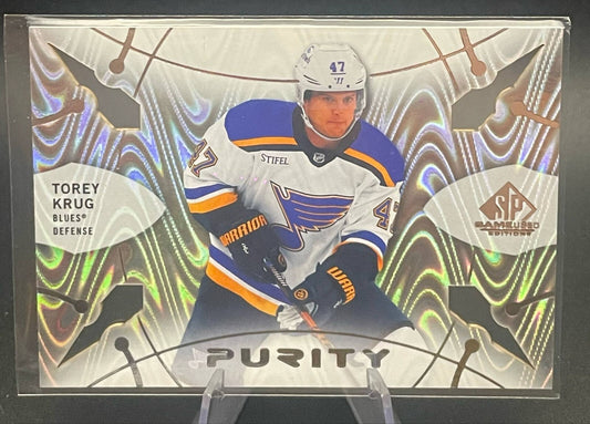 2022-23 SP Game Used Hockey Die-Cut Purity Torey Krug