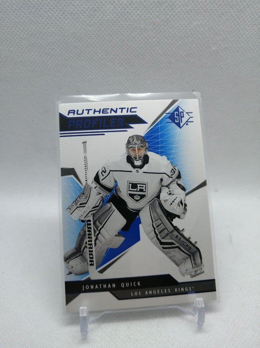 2018-19 Upper Deck SP Authentic Profiles Jonathan Quick #AP-JQ
