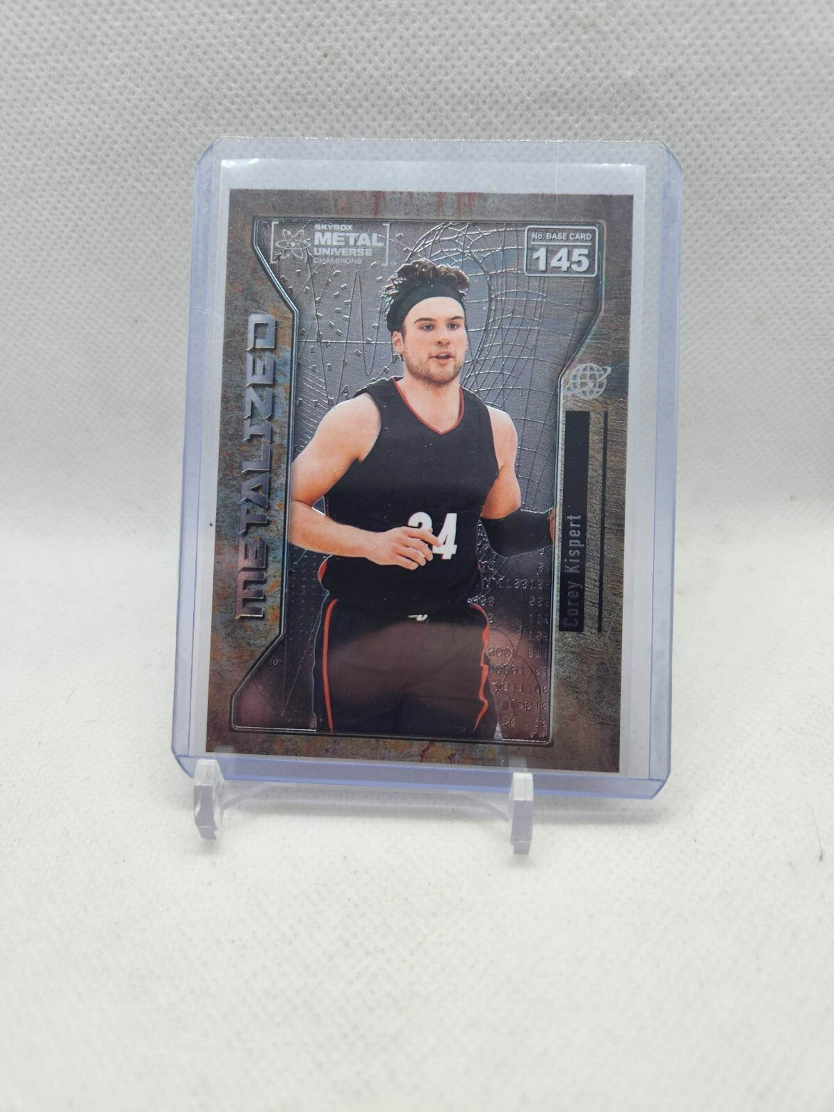 2021 SKYBOX METAL UNIVERSE CHAMPIONS COREY KISPERT METALIZED ROOKIE WIZARDS RC