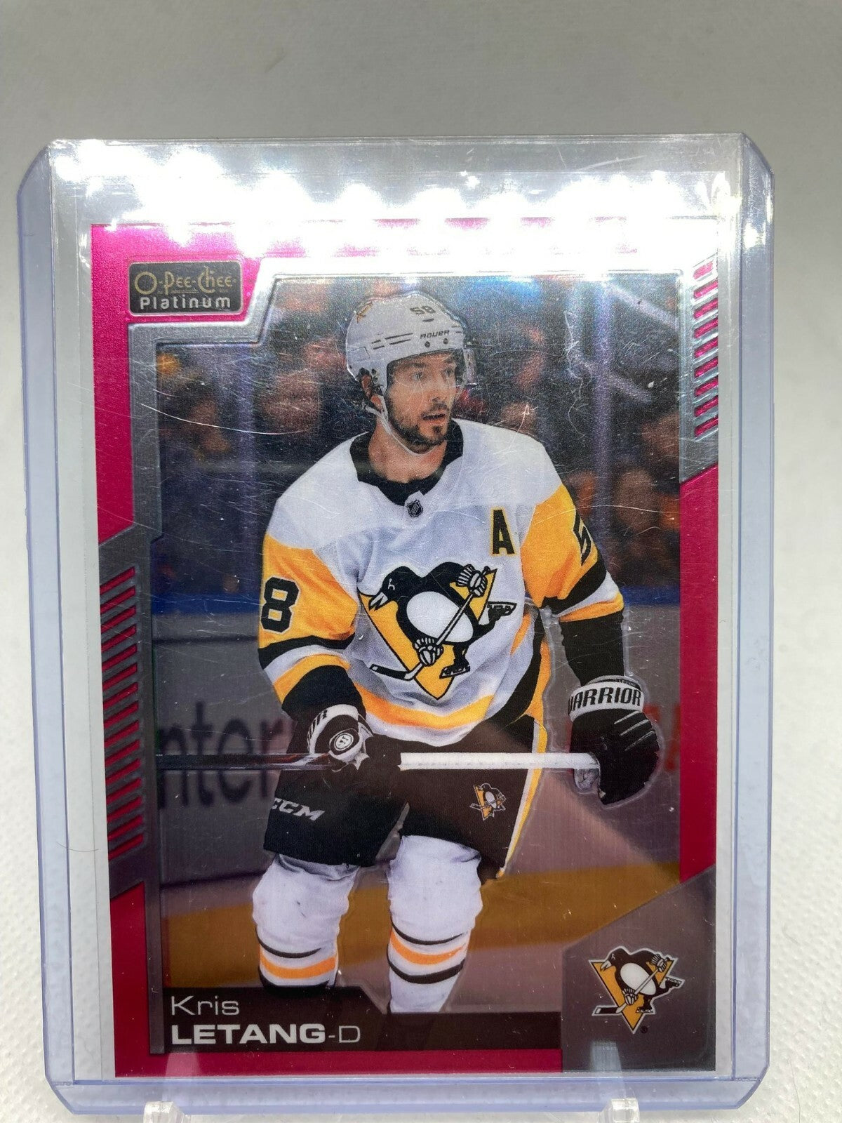 19/20 OPC PLATINUM MATTE PINK KRIS LETANG