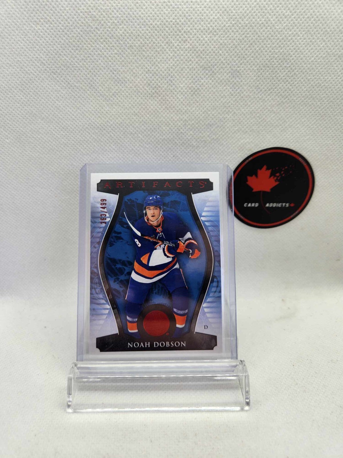 2023-24 Upper Deck Artifacts Ruby Noah Dobson /499 Islanders #57 C48
