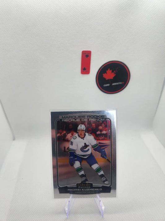 2022-23 OPC Platinum Andrei Kuzmenko Marquee Rookie