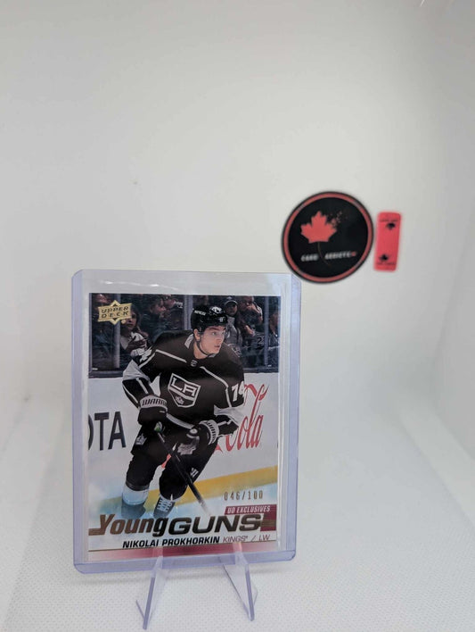 2019-20 Upper Deck Young Guns UD Exclusives NIKOLAI PROKHORKIN /100 Kings RC