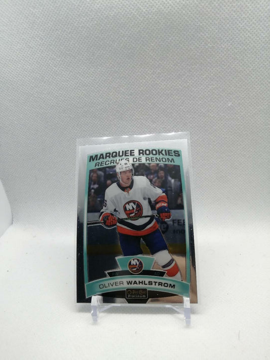2019-20 OPC Platinum Marquee Rookies #176 Oliver Wahlstrom NY Islanders