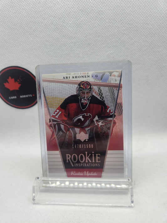 2003 ARI AHONEN ROOKIE INSPIRATION UPDATE # 119 UPPER DECK NHL HOCKEY CARD /1500