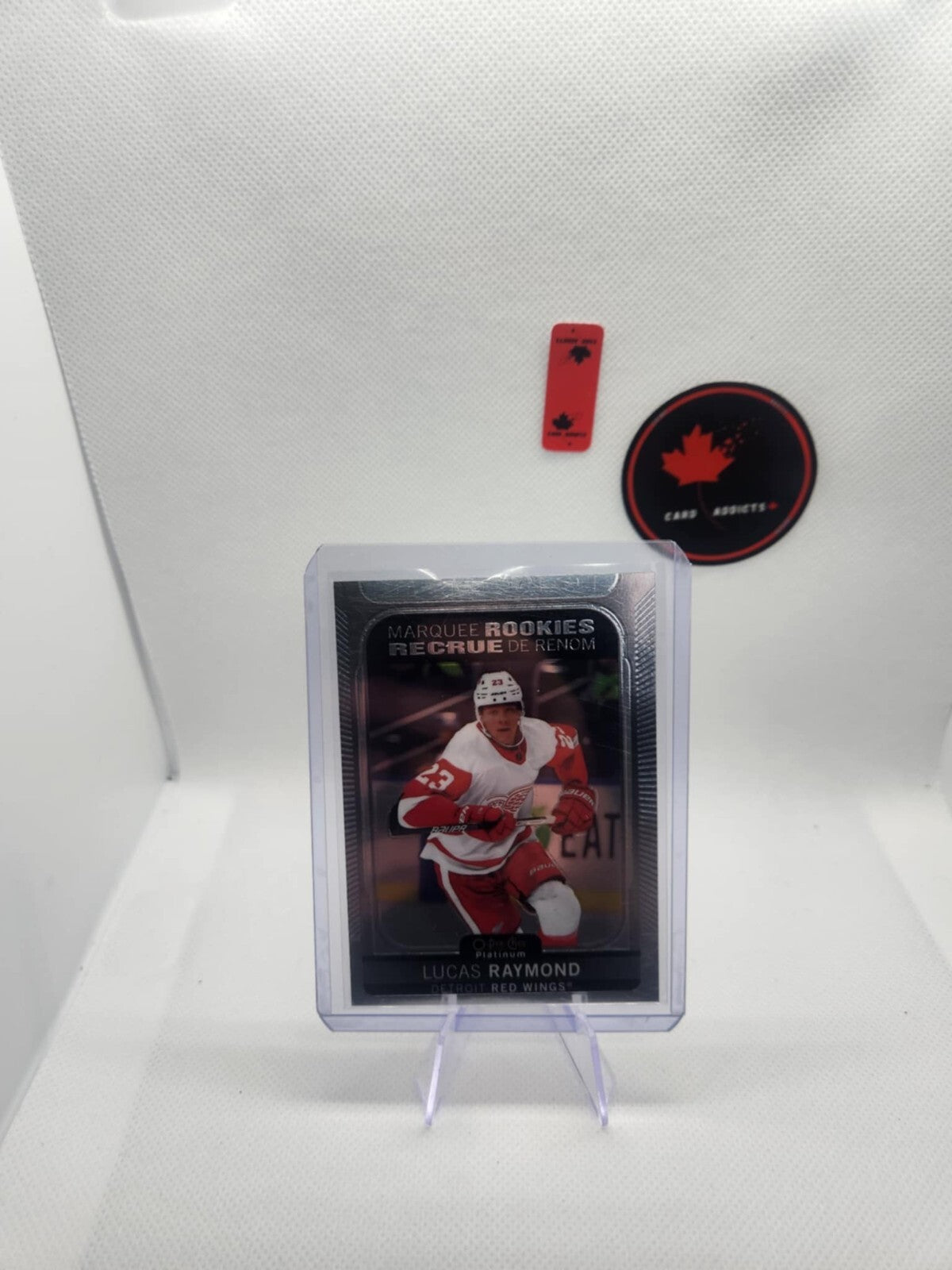 Lucas Raymond 2021-22 O-Pee-Chee OPC Platinum Marquee Rookies