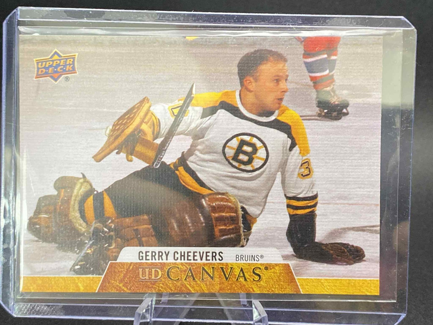 2020/21 Upper Deck Series 2 Gerry Cheevers UD Canvas Retired Stars C242