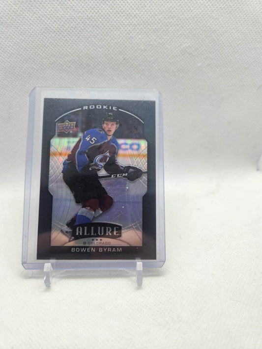2020-21 UD Upper Deck Allure Bowen Byram Rookie RC #98 BLACK RAINBOW Avalanche