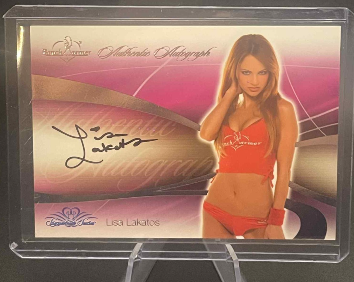 2008 Bench Warmer Signature Series Auto Silver Foil Lisa Lakatos #33