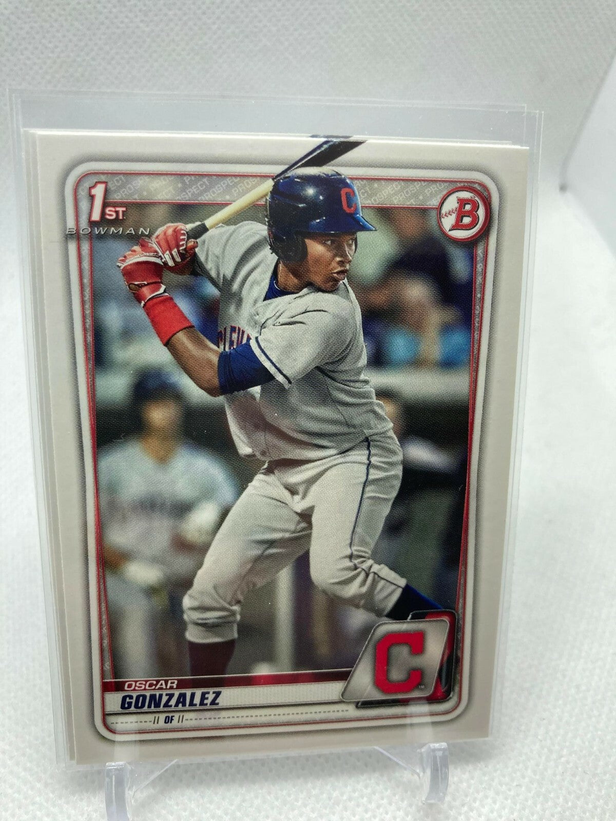 2020 Bowman Prospects #BP-109 Oscar Gonzalez Indians