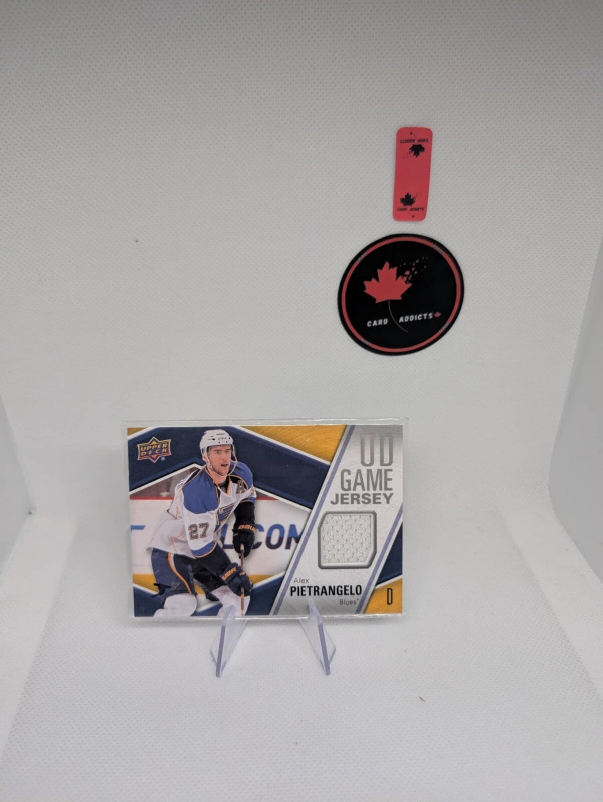 2011-12 Upper Deck UD Game Jersey ALEX PIETRANGELO #GJ-AP
