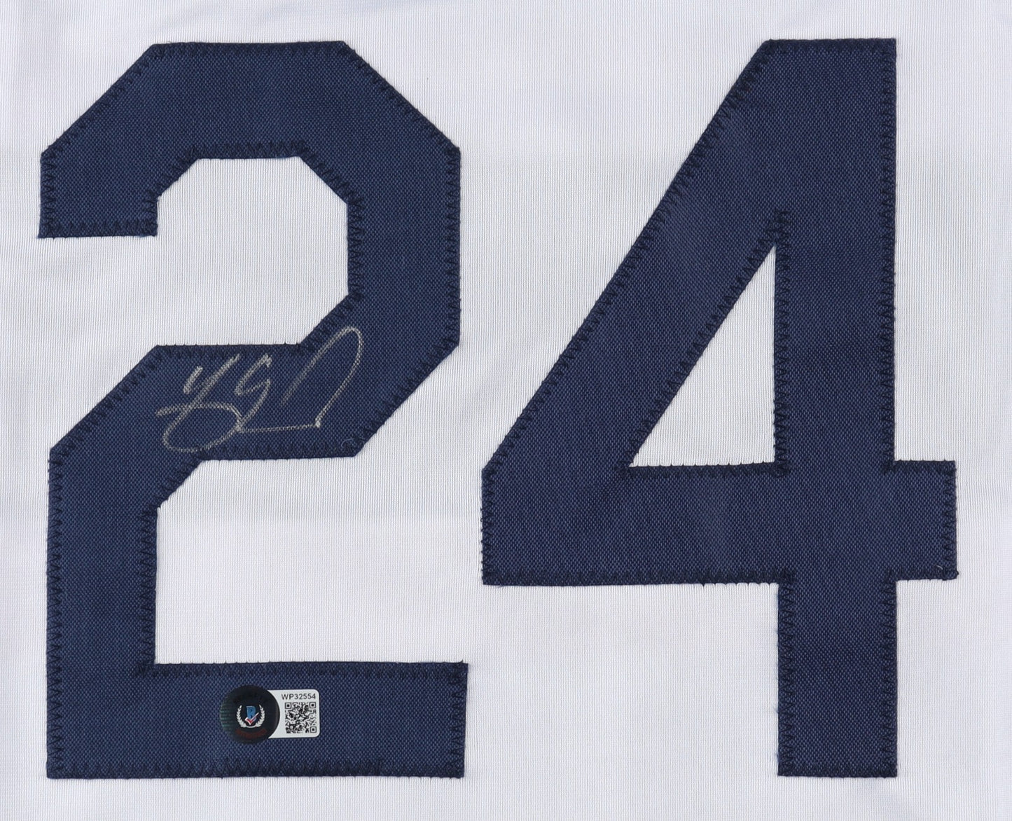 Yasmani Grandal Signed Jersey Auto (Beckett)