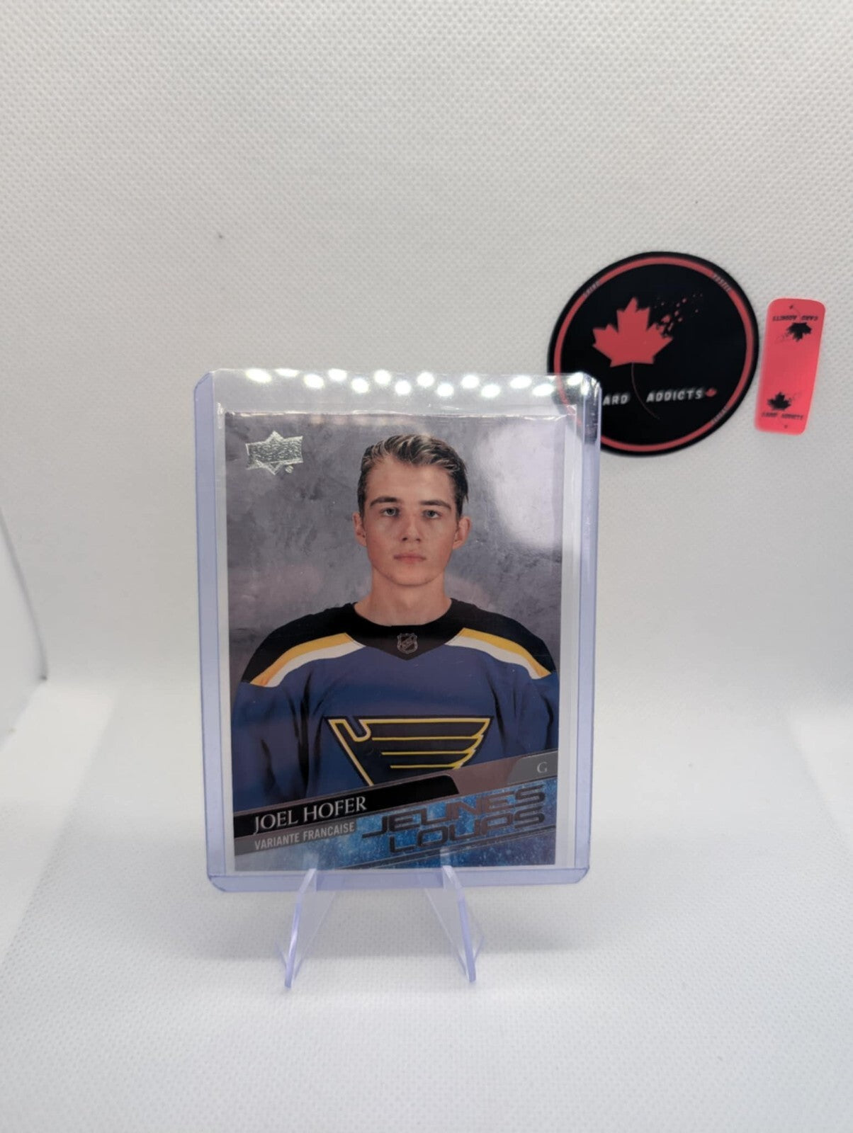 2020-21 UD Young Guns French Jeunes Loups Joel Hofer RC St. Louis Blues #702