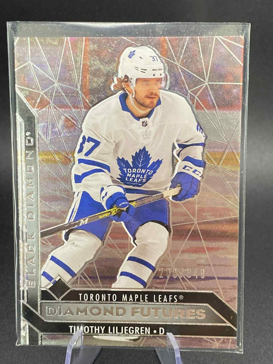 2020-21 UD BLACK DIAMOND, DIAMOND FUTURES /349 TIMOTHY LILJEGREN #BDF-TL LEAFS