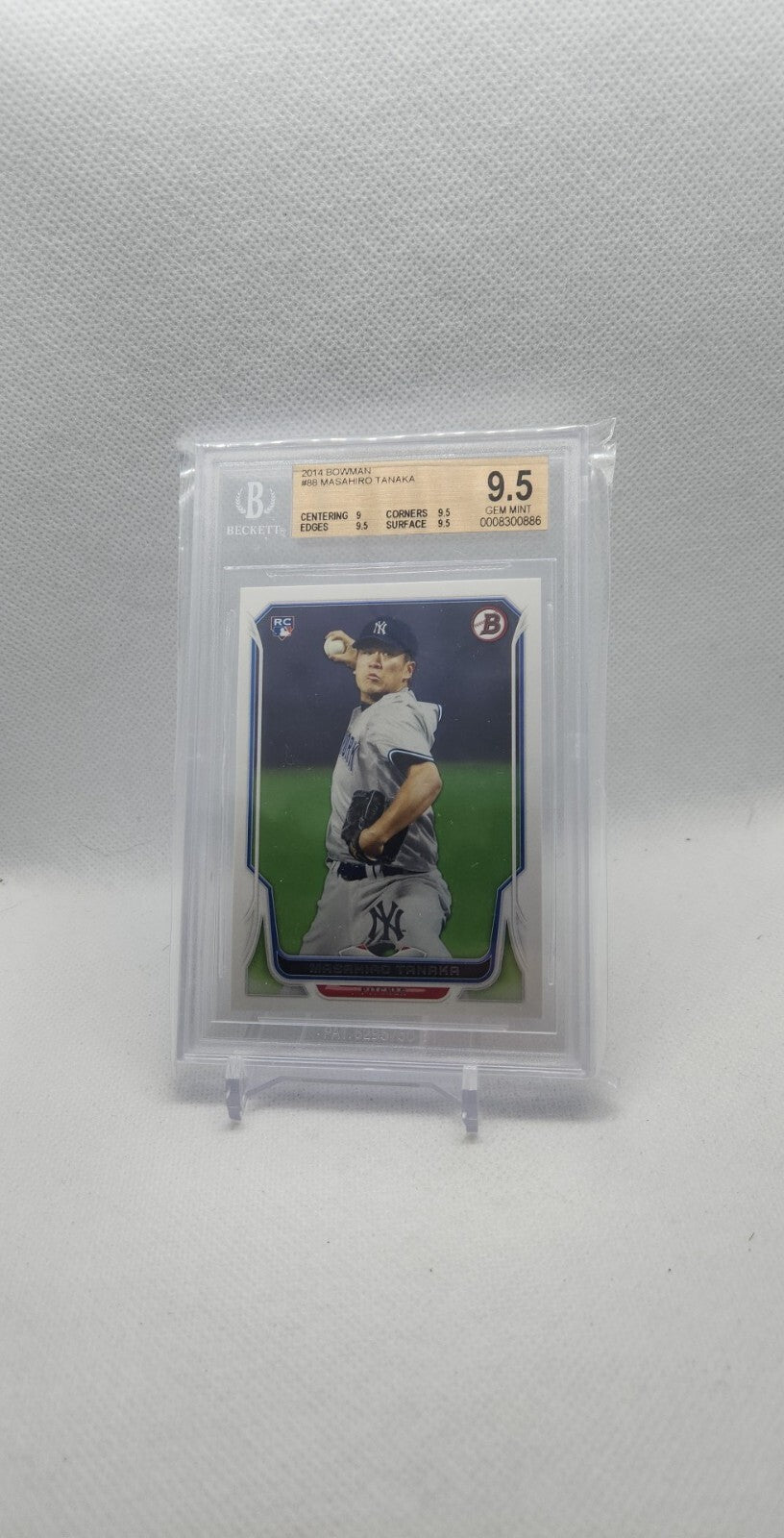 2014 Bowman #88 Masahiro Tanaka RC Rookie New York Yankees BGS 9.5 Gem Mint
