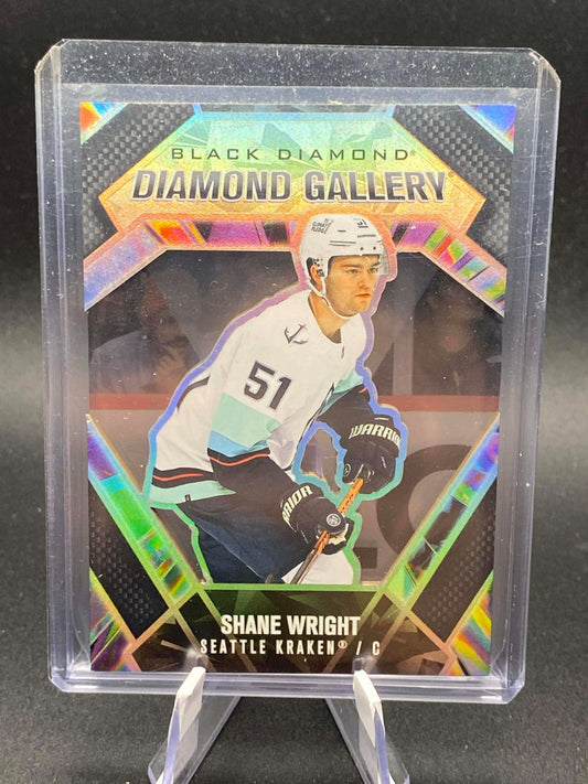2022-23 Upper Deck Black Diamond Shane Wright Diamond Gallery Rookie Kraken Rc