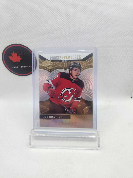 NICO HISCHIER 2017/18 UPPER DECK TRILOGY ROOKIE PREMIERES #83 ROOKIE /999