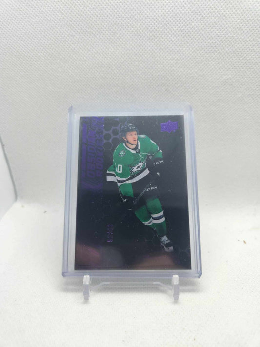 2020-21 SPx UD Black Obsidian Rookies Purple /99 Ty Dellandrea #OR-15 Rookie RC