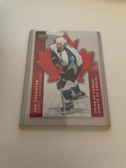2007-08 McDonald's Upper Deck Pride of Canada Joe Thornton REF IJ