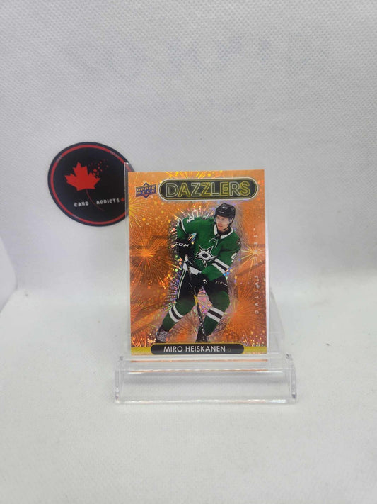 2021-22 Upper Deck Series 2 Miro Heiskanen Orange Dazzlers #DZ-66 Stars