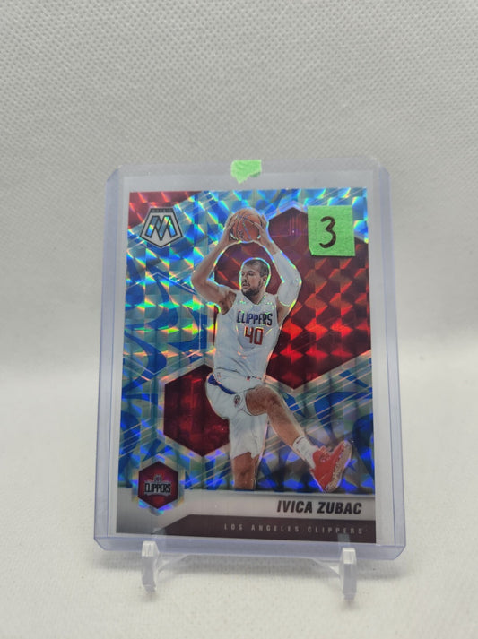 2020-21 Panini Mosaic IVICA ZUBAC Blue Reactive Los Angeles Clippers