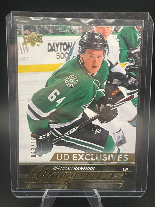 BRENDAN RANFORD - 2015 Upper Deck Young Guns UD EXCLUSIVES #463 /100