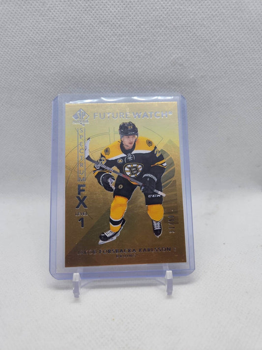 Jakob Forsbacka-Karlsson 2017-18 SP Authentic Spectrum FX Future Watch #S50 RCOp