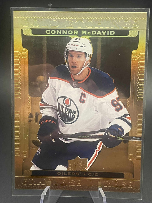 2022 UPPER DECK TIM HORTONS #G-6 CONNOR MCDAVID GOLD ETCHINGS