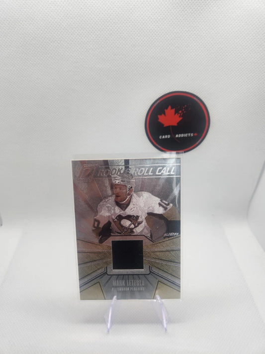 2010-11 Panini Zenith Rookie Roll Call Mark Letestu Pittsburgh Penguins #14