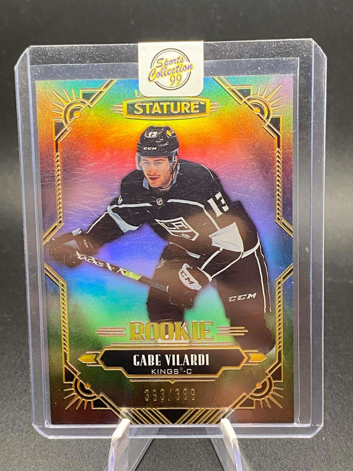 2020-21 Upper Deck Stature Rookie Gabe Vilardi Rookie /399 #187 Los Angeles